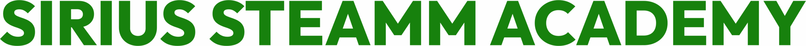 Sirius STEAMM Logo Full Green